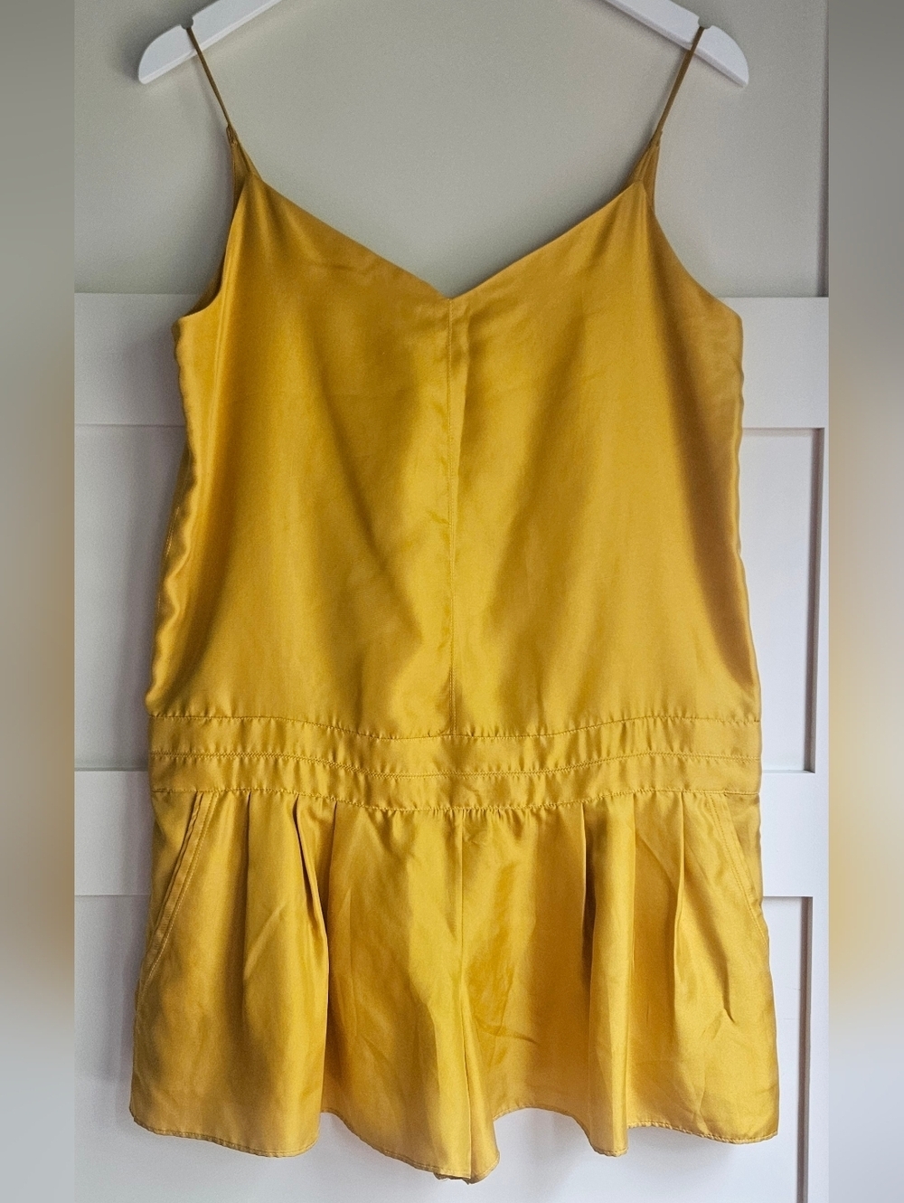 Rag And Bone Yellow Jumper with Spaghetti Straps, New With Tags
